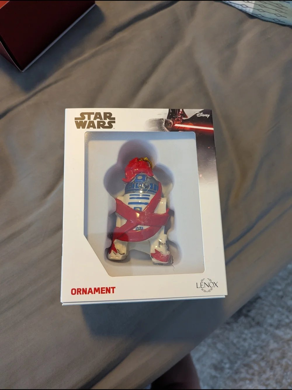 Lenox Star Wars R2-D2 Ornament in White, Blue, Red